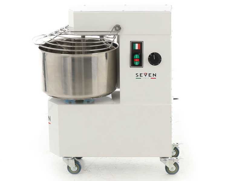 Seven Italy GH 20 2V - Spiral dough mixer - 230V - With wheels and timer - 2 Speeds