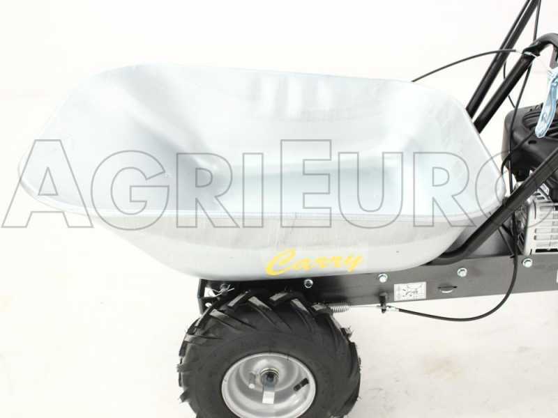 Petrol wheelbarrow outlet