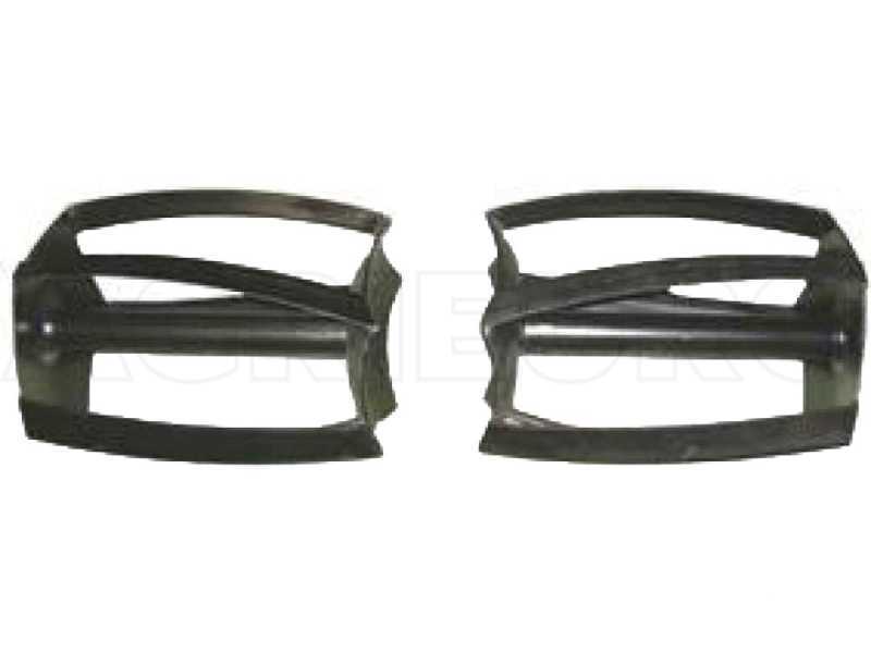 Pair of Rollers for Lawn Mowers mm 900x300 with 27 mm Internal Hexagon Connection