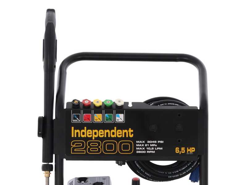 Lavor Independent 2800 &ndash; Petrol Pressure Washer &ndash; 200 bar &ndash; 690 L/h &ndash; Lavor 200 cc Petrol Engine