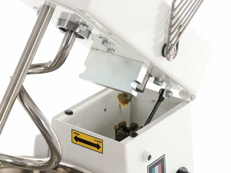 Seven Italy GHR 20 - Spiral mixer - 400V - With wheels and timer