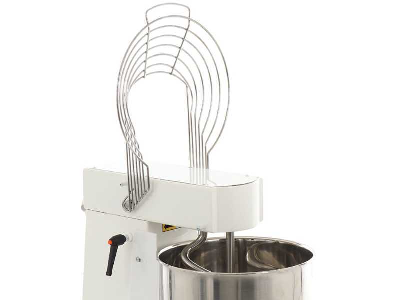 Seven Italy GHR 20 2V - Spiral mixer - 230V - With wheels and timer - 2 Speeds