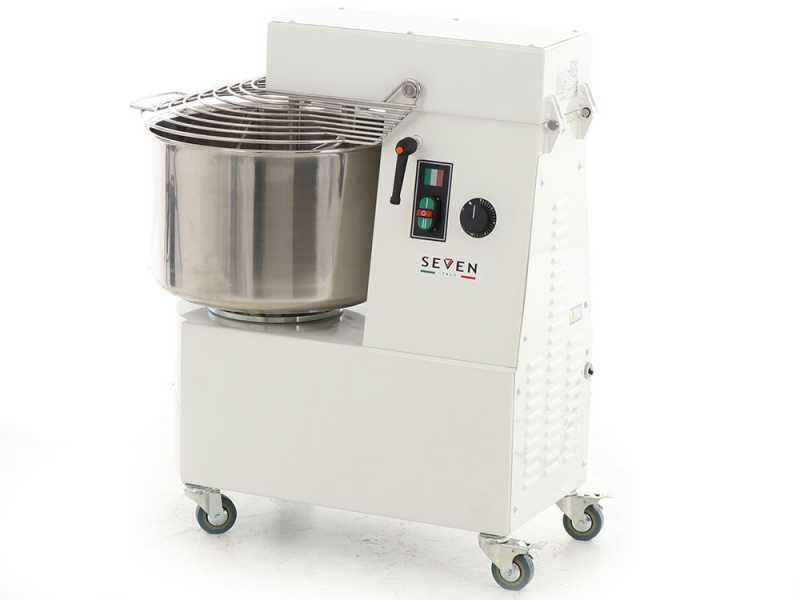 Seven Italy GHR 30 2V - Spiral mixer - 400V - With wheels and timer - 2 Speeds