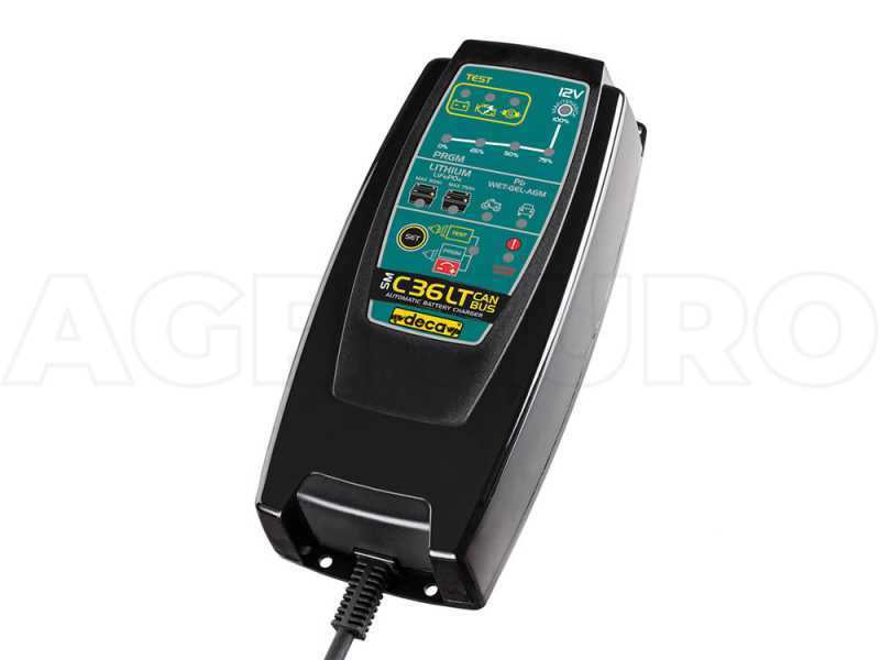 Automatic battery charger and DECA SM C36LT CANBUS battery maintainer - batteries up to 150 Ah