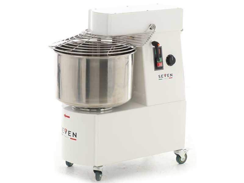 Seven Italy GHR 30 - Spiral mixer - 230V - With wheels and timer