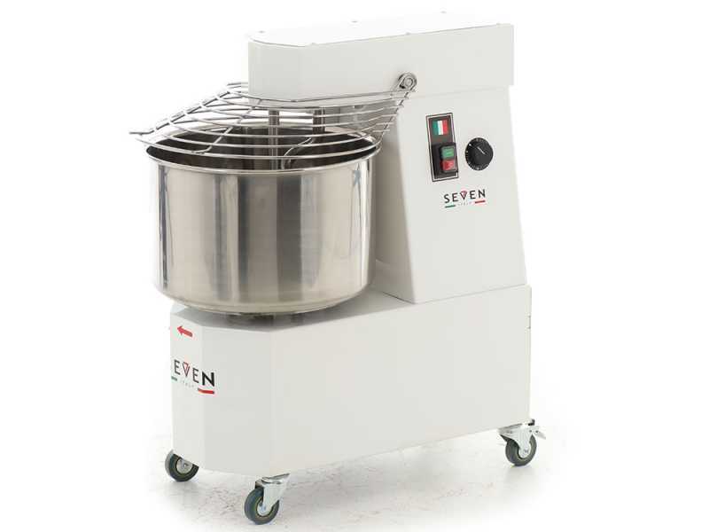 Seven Italy GH 30 - Spiral mixer - 230V - With wheels and timer