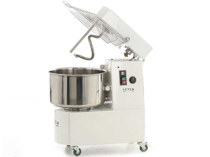 Seven Italy GHR 40 - Spiral mixer - 230V - With wheels and timer