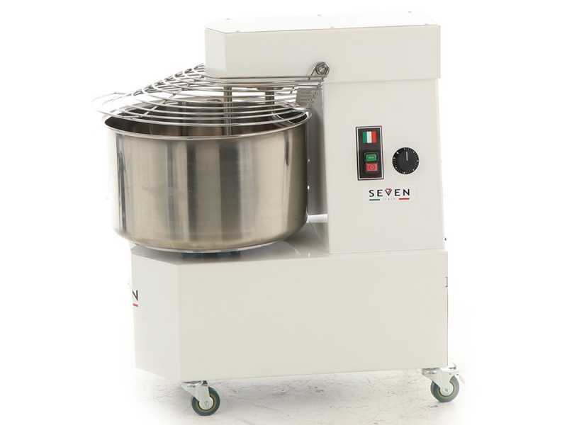 Seven Italy GH 40 - Spiral mixer - 400V - With wheels and timer