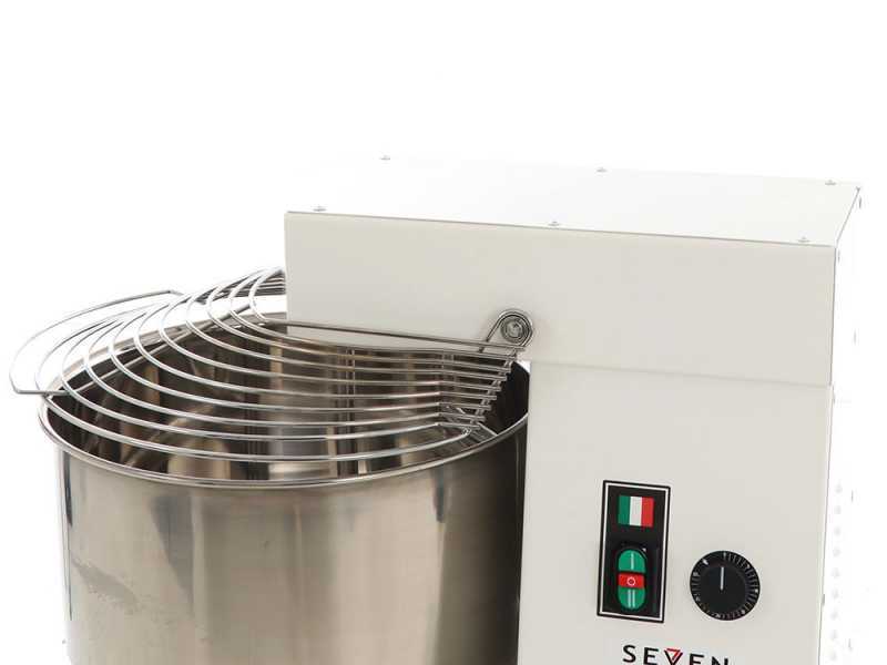 Seven Italy GH 40 2V - Spiral mixer - 230V - With wheels and timer - 2 speeds