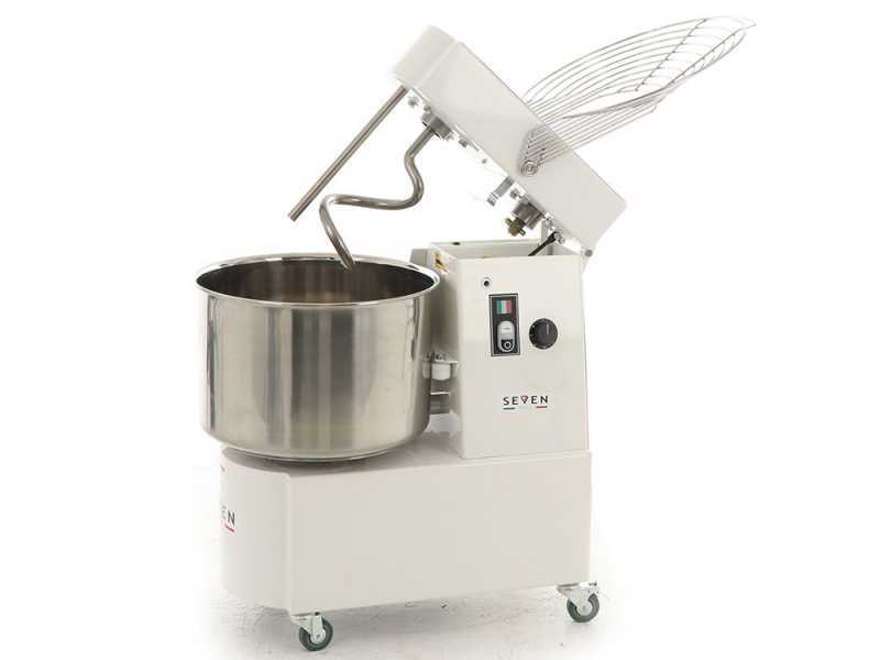 Seven Italy GHR 50 - Spiral mixer - 230V - With wheels and timer
