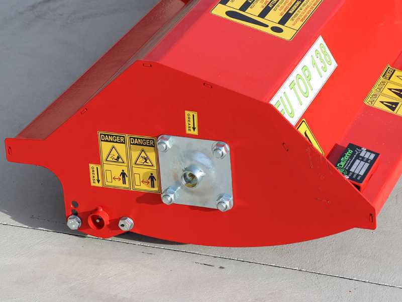 AgriEuro Fu TOP 164 M Tractor-mounted Flail Mower with Manual Shift - Light Series - 24 Hammer Flails