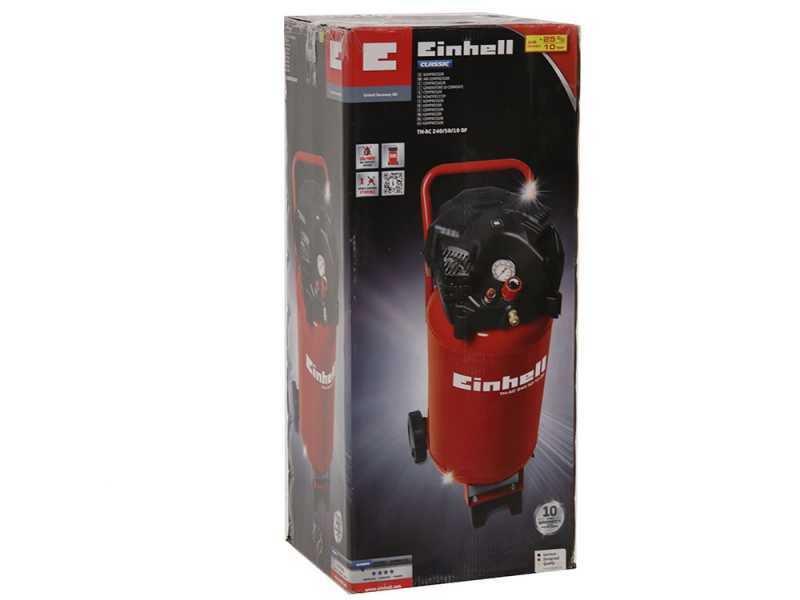 Einhell TH-AC 240/50/10 OF - Portable Eletric Air Compressor - 2 Hp Motor - 50 L Oilless