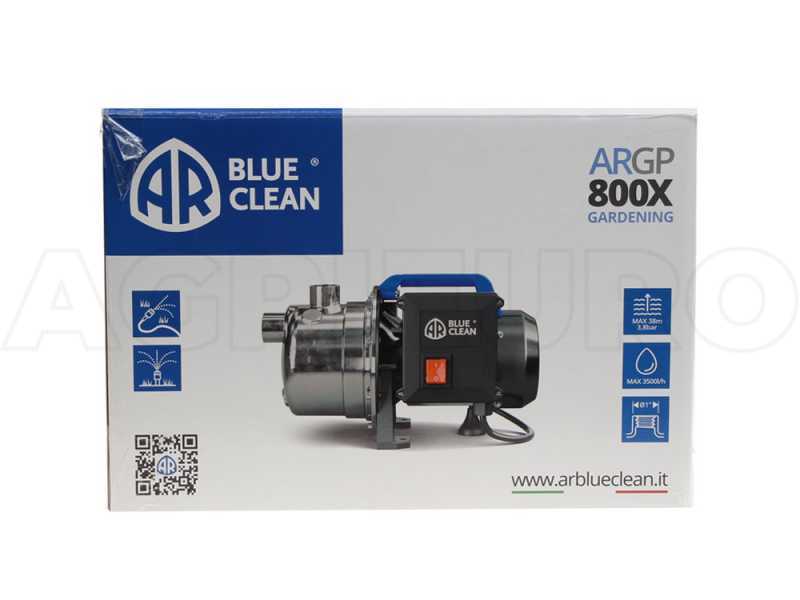 Annovi &amp; Reverberi ARGP800X Self-priming Garden Pump - Stainless steel body - 800W power