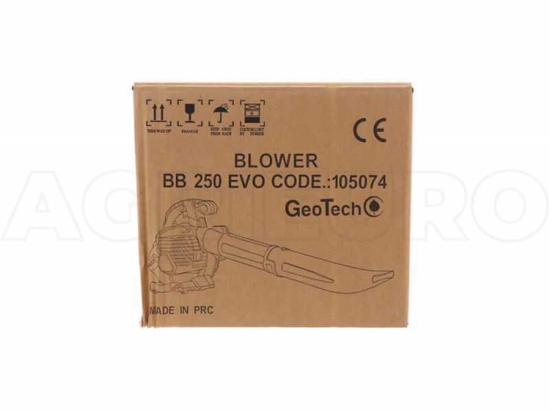 GeoTech BB250EVO Leaf Blower - EURO 5 2-stroke Engine - 1 Hp Power