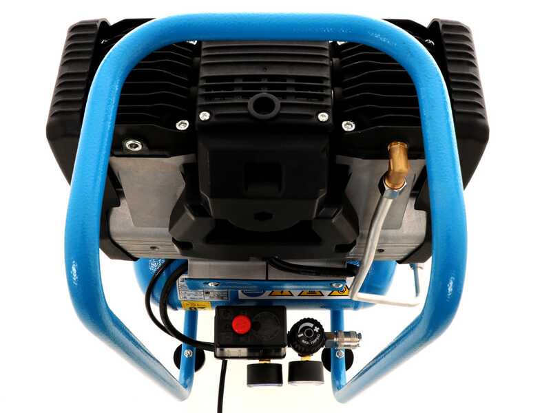 ABAC START SILENT OS7P - Silenced, oil-less, single-phase electric air compressor - Motor 0.75 HP - 6 litres