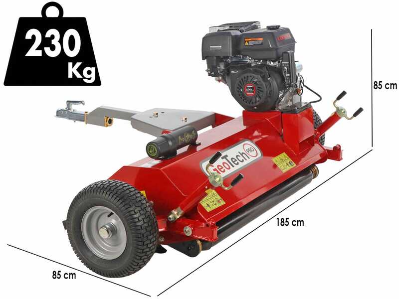GeoTech Pro GTFM 120 LE - ATV-mounted Trailed Rough Cut Mower - Loncin G420FD