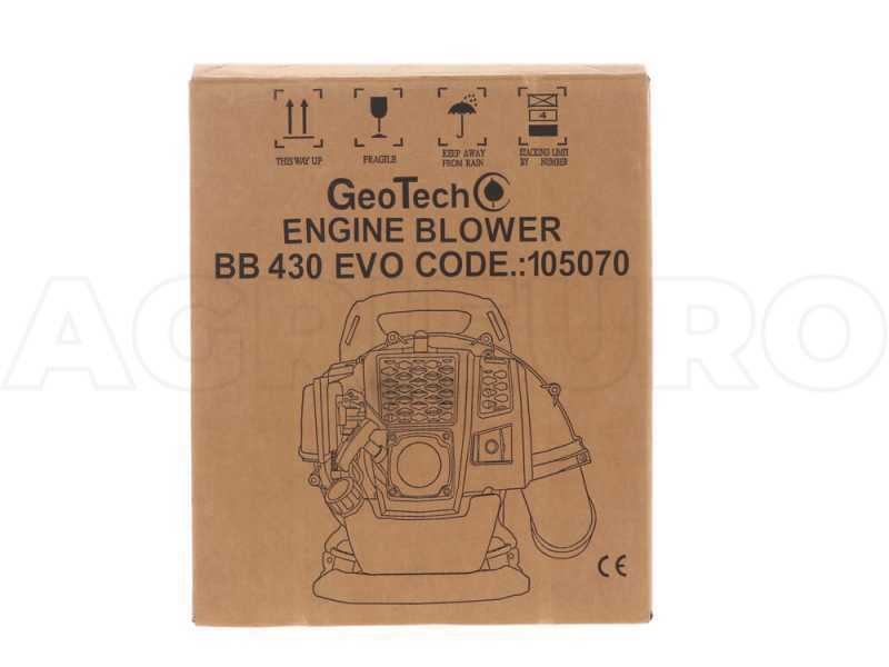 GeoTech BB430EVO Backpack Leaf Blower - New Euro 5 Engine - 42.7 cc