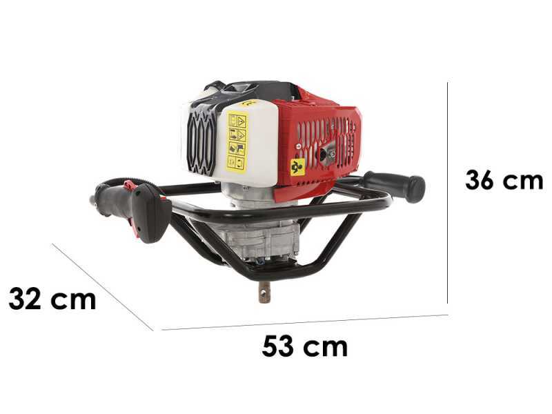 GeoTech EA520 EVO - 2-stroke Mixture Auger - Bit not included