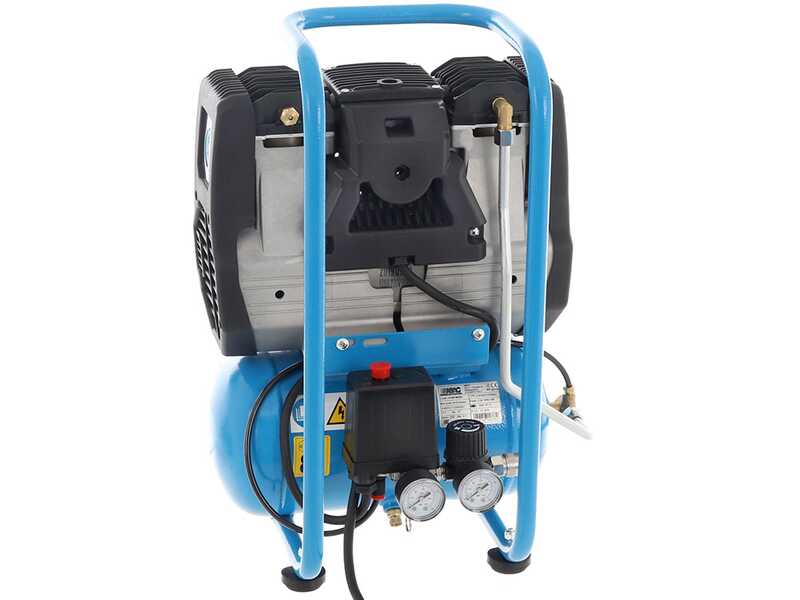 ABAC START SILENT OS20P - Silenced, oil-less, single-phase electric air compressor - Motor 2 HP - 6 litres