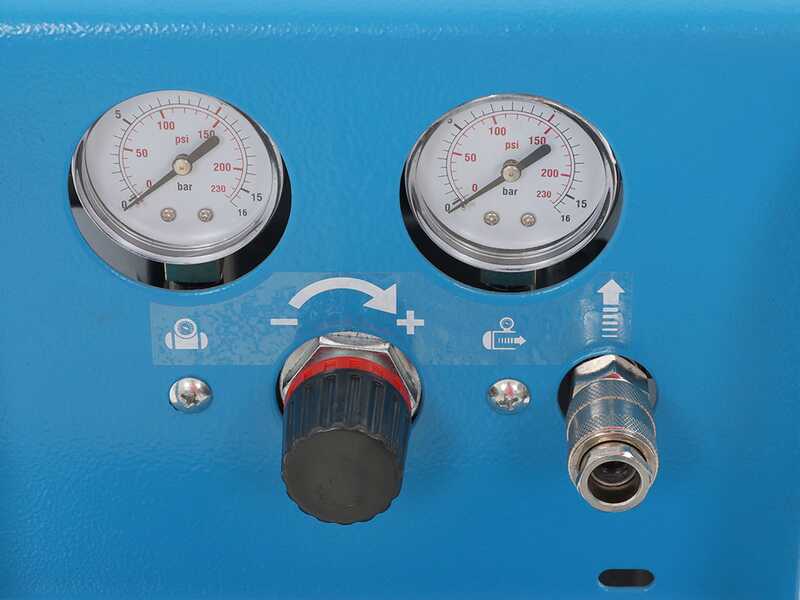 ABAC SILVERSTONE OS15P - Silenced, oil-less, single-phase electric air compressor - Motor 1.5 HP - 10 l