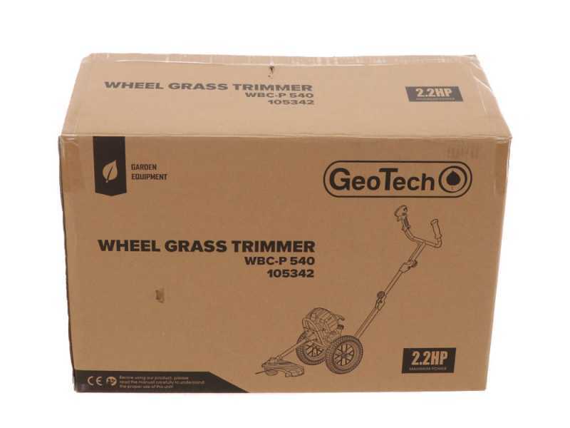 GeoTech Pro WBC-P 540 - Fuel mix wheeled push brush cutter
