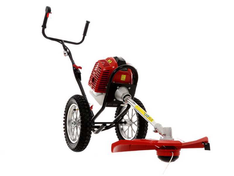GeoTech Pro WBC-P 540 - Fuel mix wheeled push brush cutter