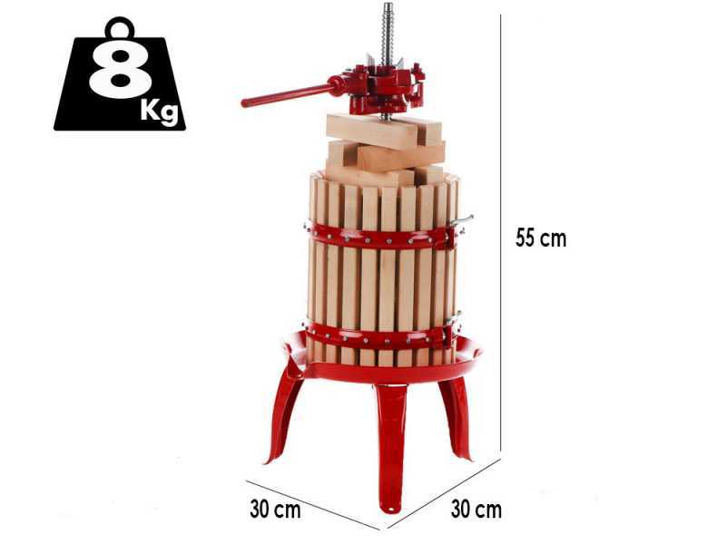 Baesso 15 - Manual  Grape Press - 4 Lt