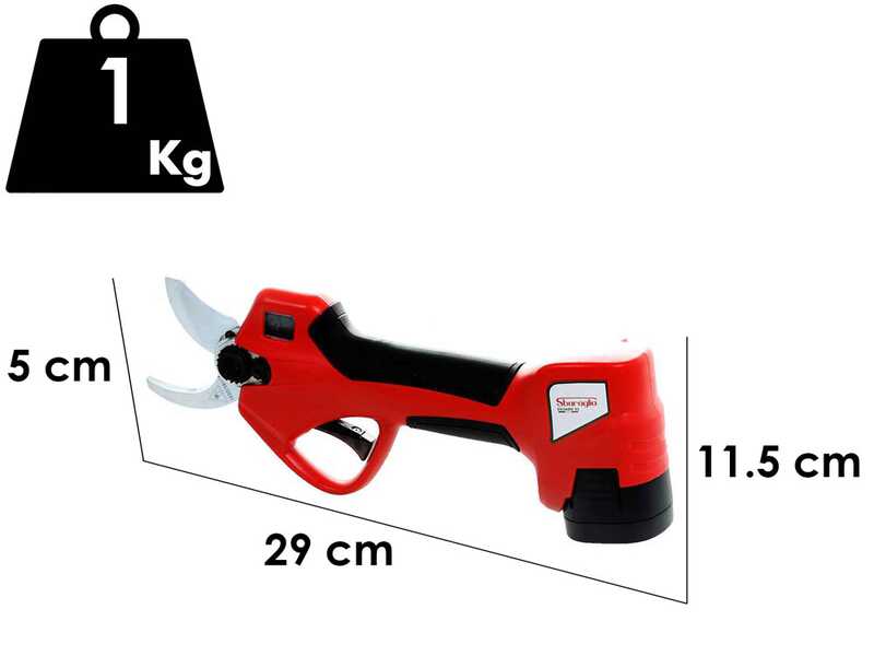 Sbaraglia Eduard A3042 Battery-powered Electric Pruning Shears - 32mm Cutting diameter