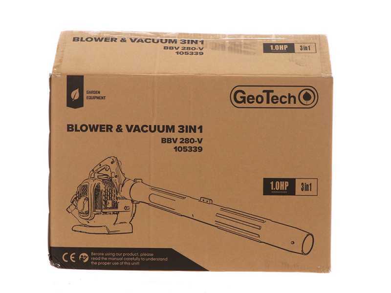 GeoTech Pro BBV280V 2-Stroke Leaf Blower-Vacuum