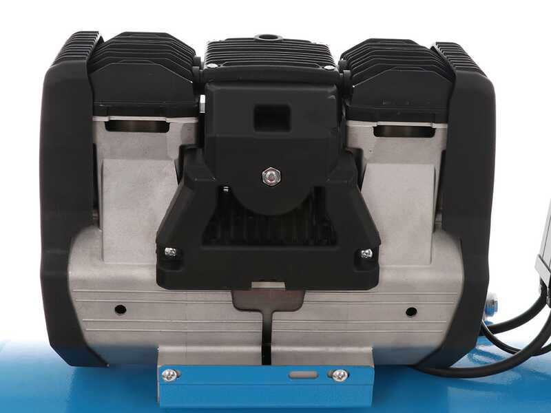 ABAC MONTECARLO OS20P - Silenced, oil-less, single-phase electric air compressor - Motor 2 HP - 50 lt
