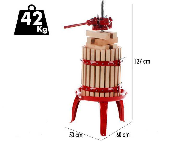 Baesso 30 - Manual Grape Press - 32 Lt