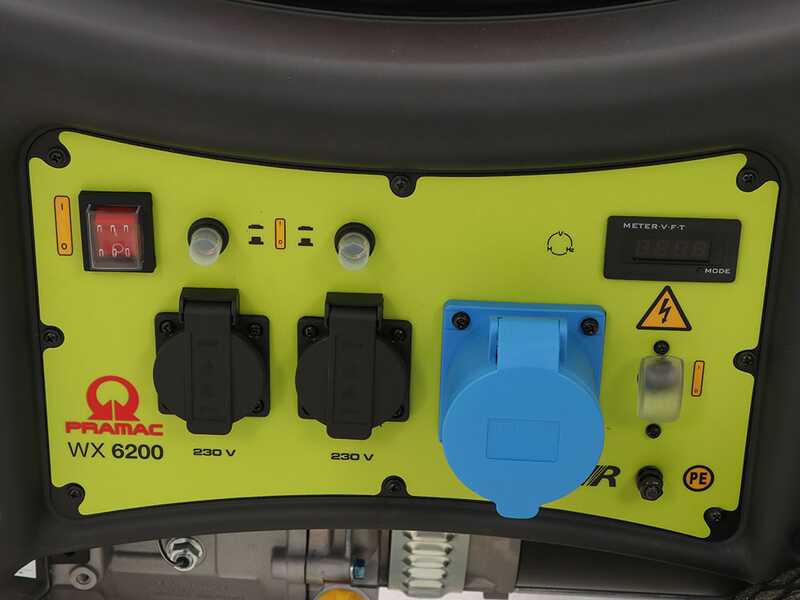 Pramac WX6200 - 5.8 kW Wheeled Power Generator with AVR - DC 5.4 kW Single-phase