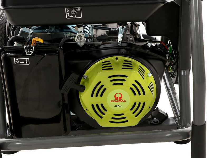 Pramac WX6200 - 5.8 kW Wheeled Power Generator with AVR - DC 5.4 kW Single-phase