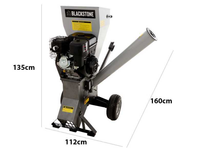 BlackStone CSB150 BS- Petrol garden shredder - Briggs &amp; Stratton 13.5 hp gasoline engine