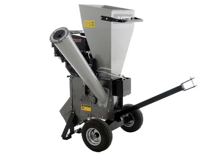 BlackStone CSB150E-L - Petrol garden shredder - Loncin 15 HP gasoline engine - Electric start