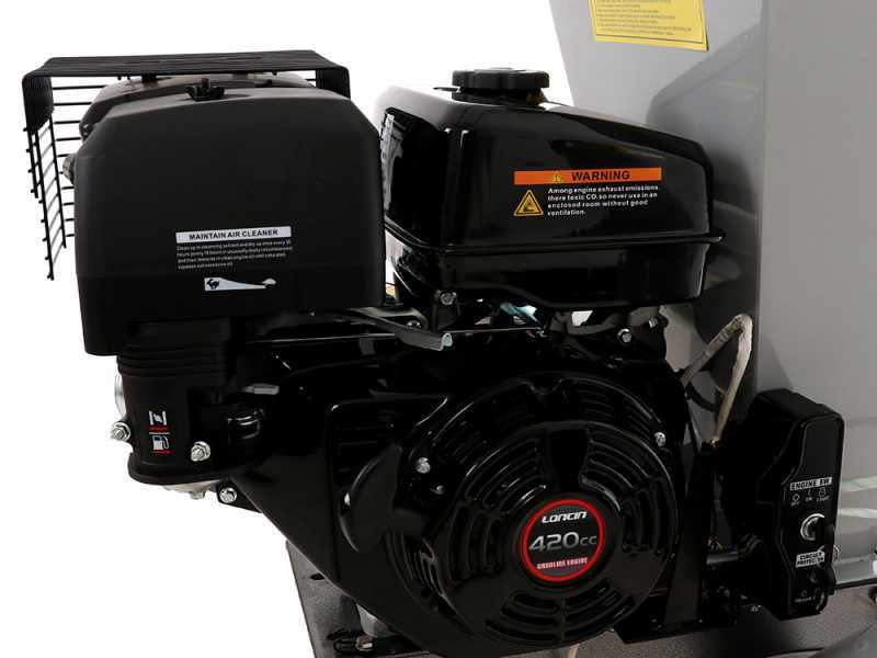 BlackStone CSB150E-L - Petrol garden shredder - Loncin 15 HP gasoline engine - Electric start