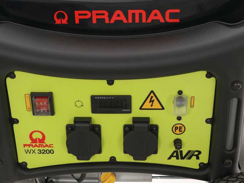 Pramac WX3200 - 2.85 kW Wheeled Power Generator - DC 2.45 kW Single-phase