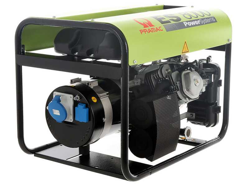 Pramac ES 8000 - 6.4 kW Power Generator - DC 5.4 kW Single-phase