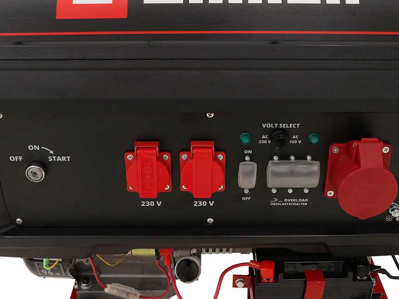 Einhell TC-PG 55/E5 - 5.5 kW Wheeled Power Generator with AVR - DC 3.6 kW Three-phase