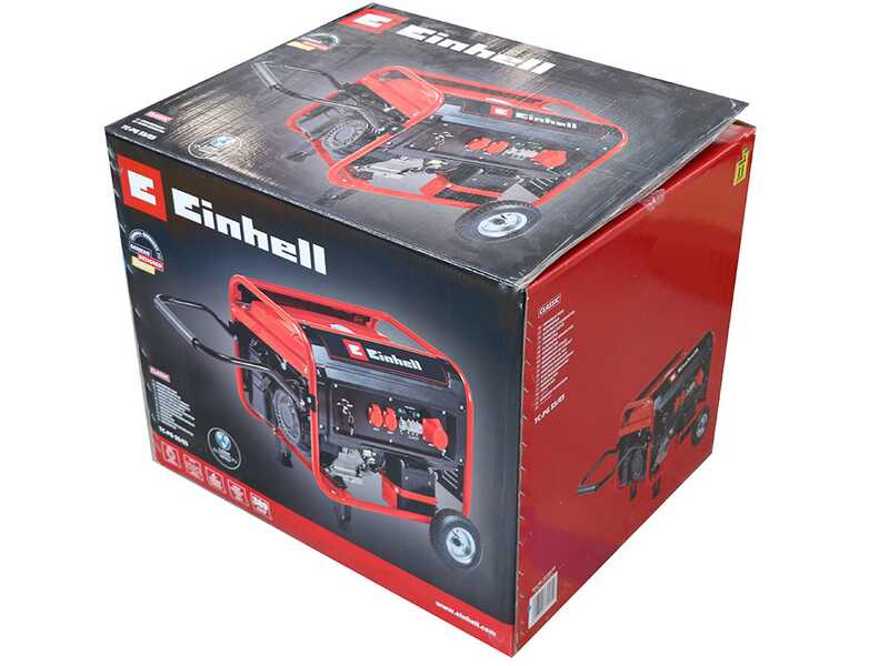 Einhell TC-PG 55/E5 - 5.5 kW Wheeled Power Generator with AVR - DC 3.6 kW Three-phase