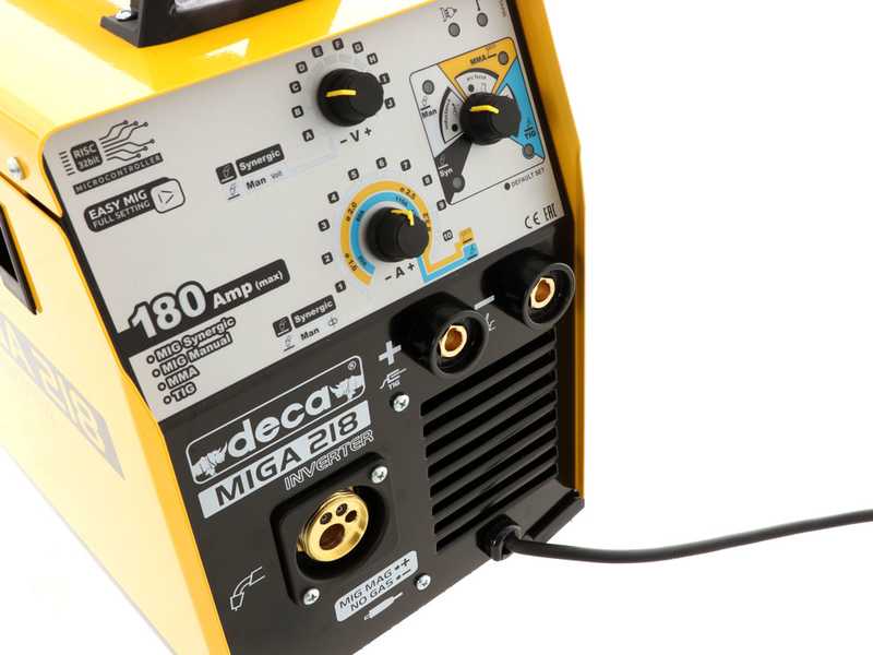 Deca MIGA 218 1Ph 230/50-60 Multiprocess Inverter Wire Welder - GAS/NO GAS