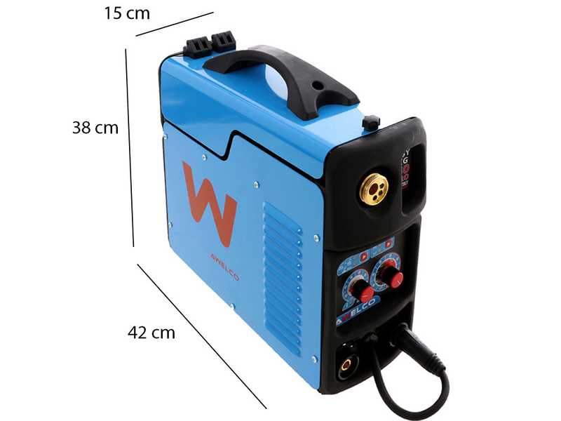 Awelco Easymig 180 - Multi-Process Inverter Welding Machine (MMA-MIG-TIG) - GAS/NO GAS