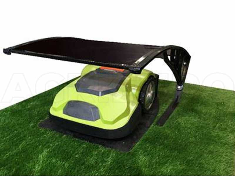 Ambrogio L32 Deluxe Robot Lawn Mower with perimeter wire - robotic lawn mower with boundary wire -  25.9 V 2.5 Ah battery