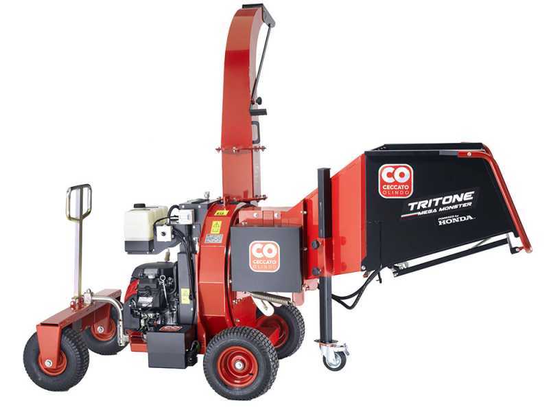 Ceccato Triton Mega Monster - Professional gasoline garden shredder - Honda GX690 engine