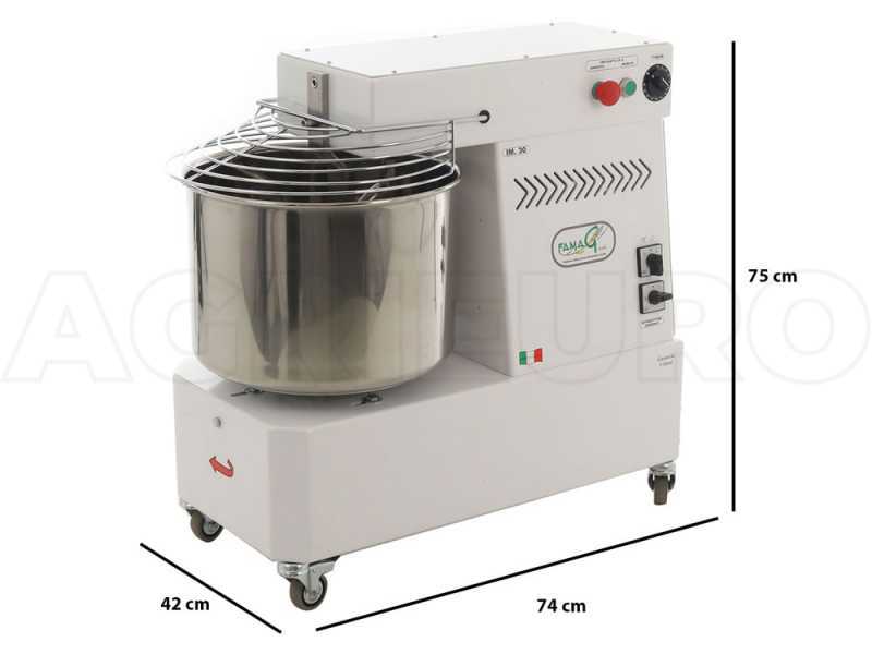 Famag IM 30/400 2 Speed - Spiral Mixer 25 kg three-phase
