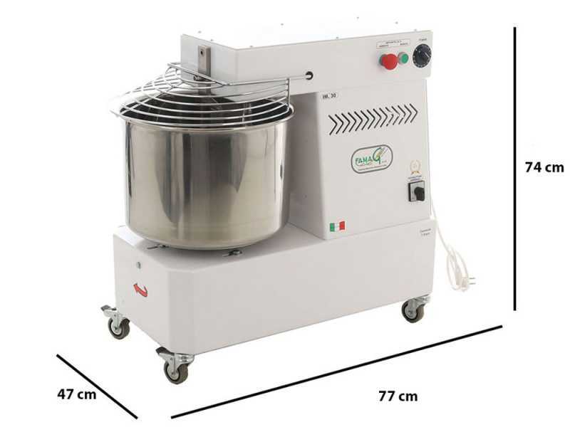 Famag IM 40/230 1 Speed - Spiral Mixer 38 Kg
