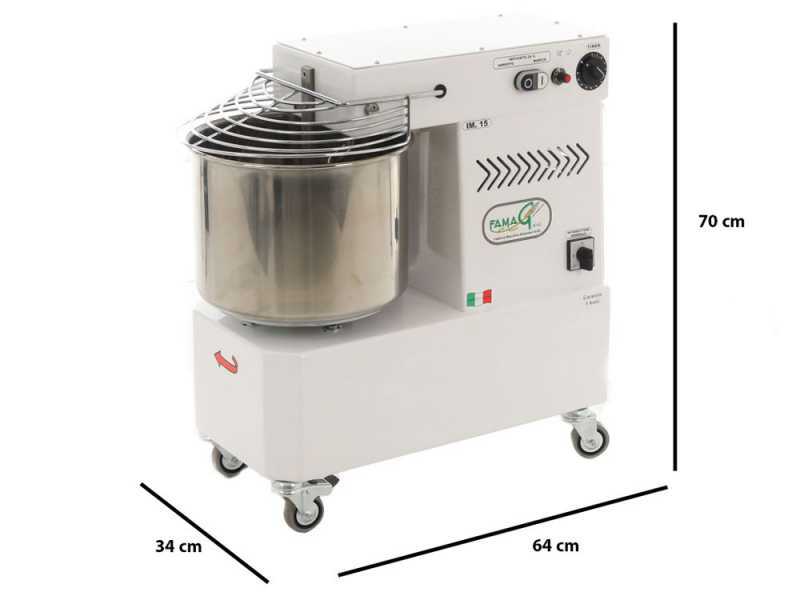 Famag IM 15/230 10 Speed - Spiral Mixer 15 Kg