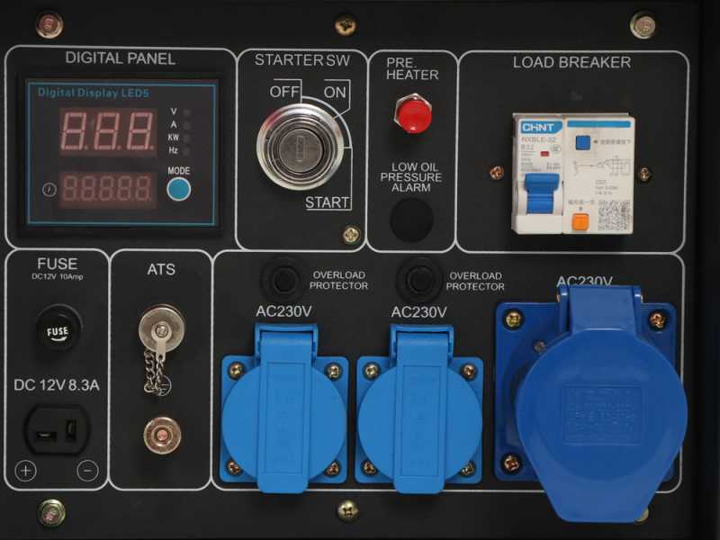 BlackStone OFB 8500 D-ES - 6.3 kW Diesel Power Generator with AVR - DC 6.0 kW Single-phase