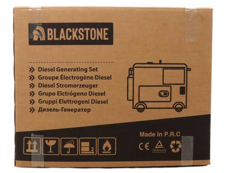 Blackstone SGB 8500 D-ES FP - 6.3 kW Silenced Diesel Power Generator with AVR - DC 6 kW Full-Power