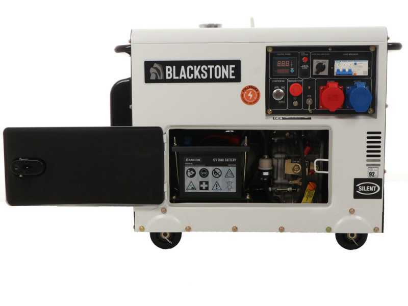 Blackstone SGB 8500 D-ES FP - 6.3 kW Silenced Diesel Power Generator with AVR - DC 6 kW Full-Power